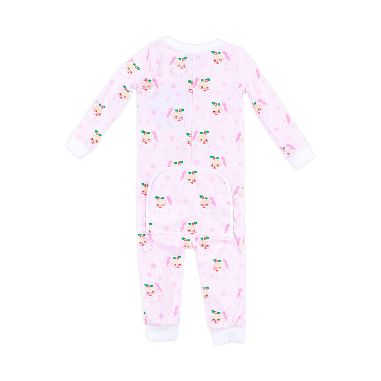 Vintage Santa Pink Zip Sleeper