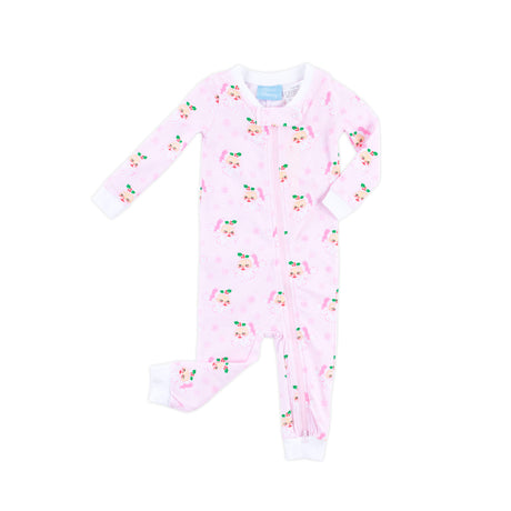 Vintage Santa Pink Zip Sleeper