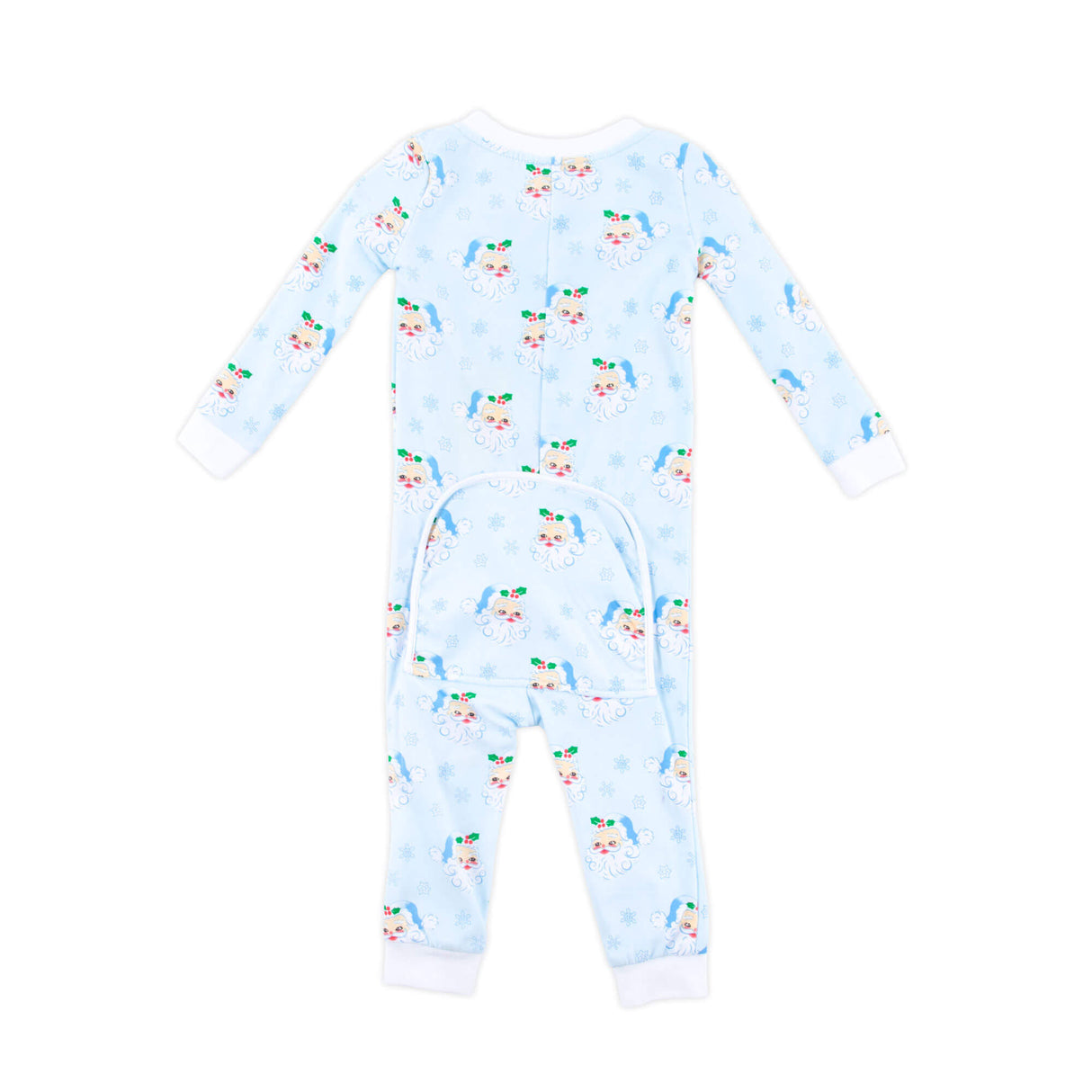Vintage Santa Blue Zip Sleeper
