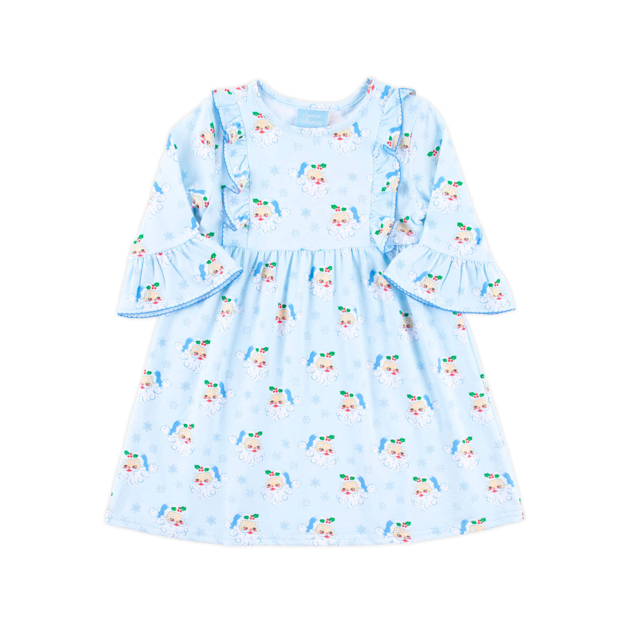 Vintage Santa Blue Olivia Dress