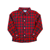 Middleton Plaid Red Button Down Shirt