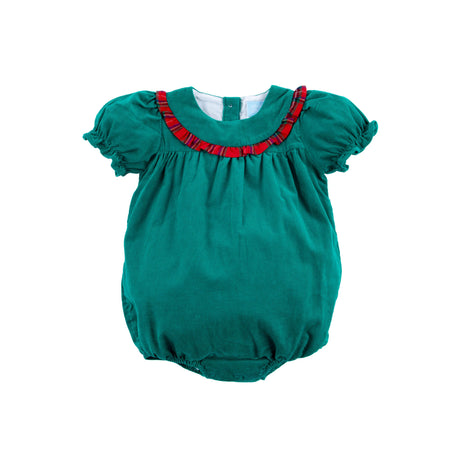 Green Cord Middleton Plaid Red Yoke Bubble