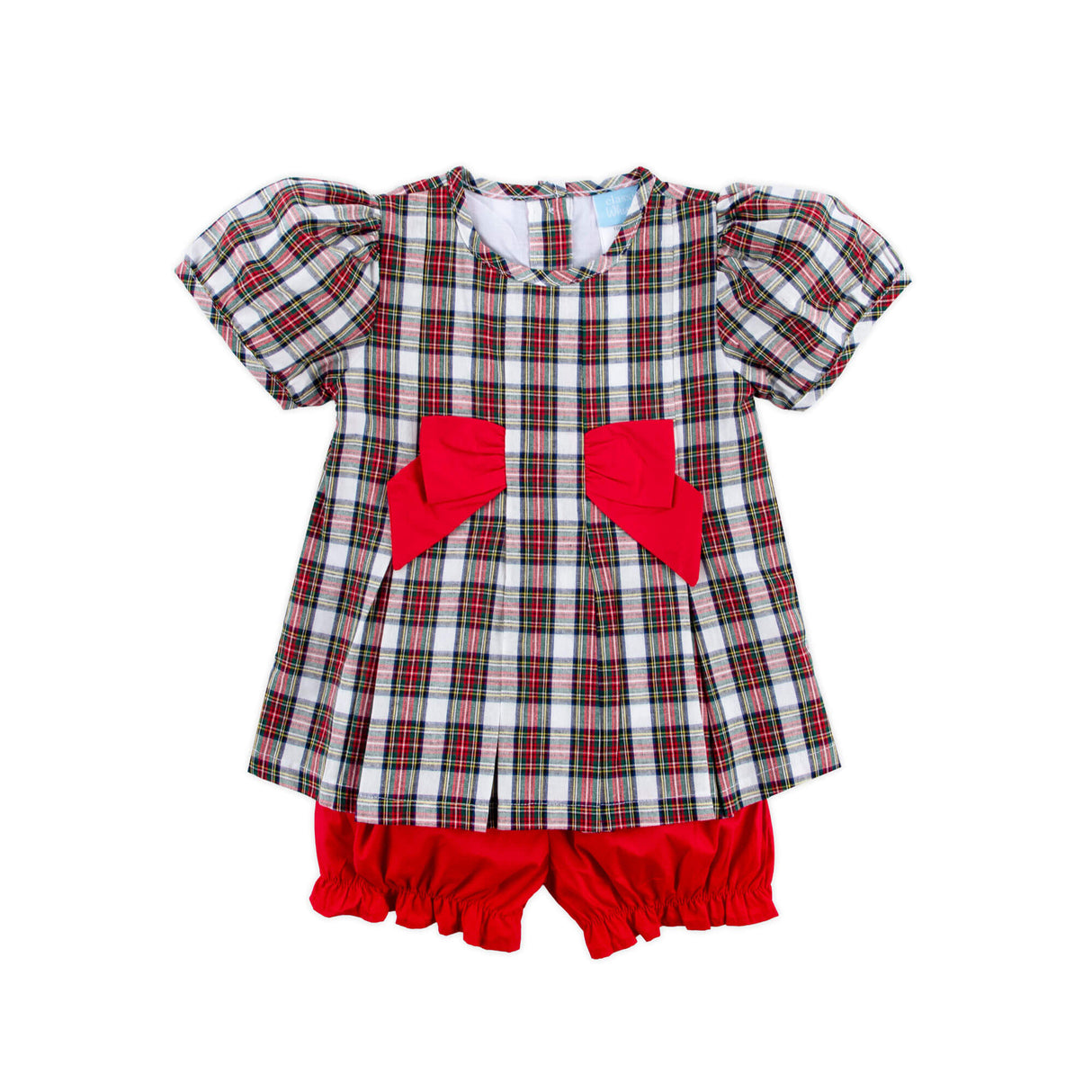 Ferris Plaid Isabella Bloomer Set