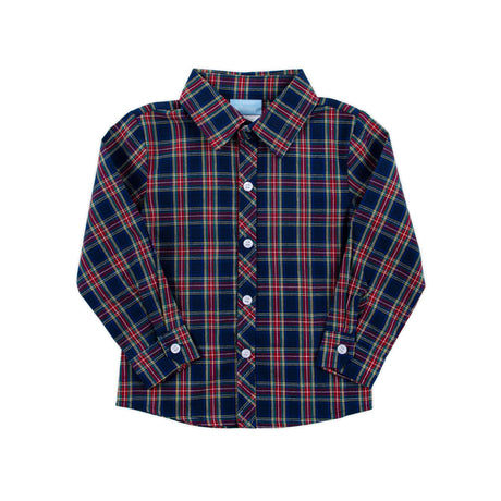 Dunbar Plaid Royal Button Down Shirt