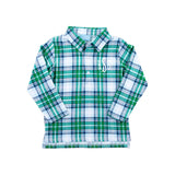 Campbell Plaid Long Sleeve Polo