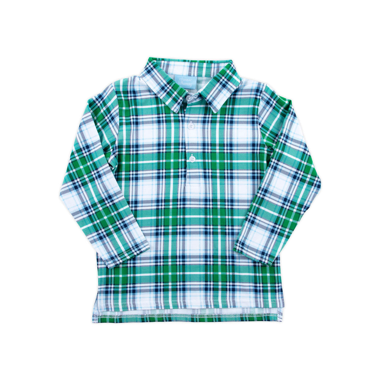 Campbell Plaid Long Sleeve Polo