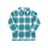 Campbell Plaid Long Sleeve Polo