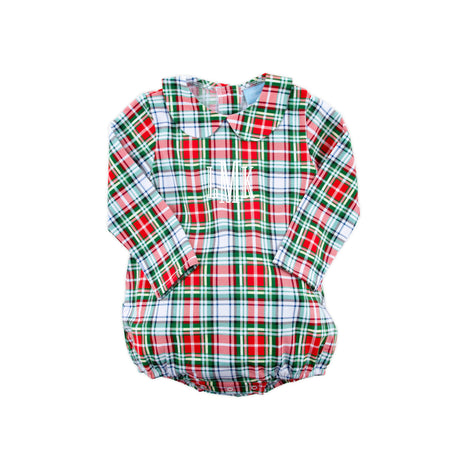 Sinclair Plaid Collared Bubble
