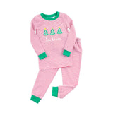 Christmas Trees Red Stripe Pajamas