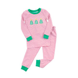 Christmas Trees Red Stripe Pajamas