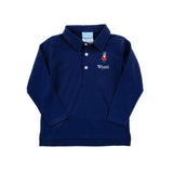 Nutcracker Navy Long Sleeve Polo