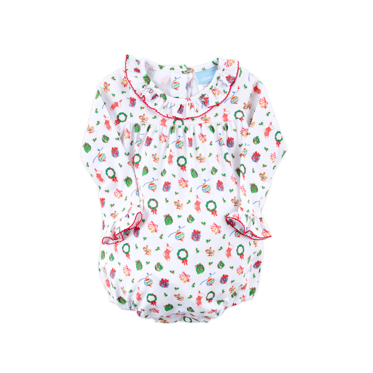 Christmas Delights Ruffle Collared Bubble
