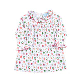 Christmas Delights Ruffle Collared Dress