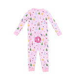 Nutcracker Pink Print Zip Sleeper