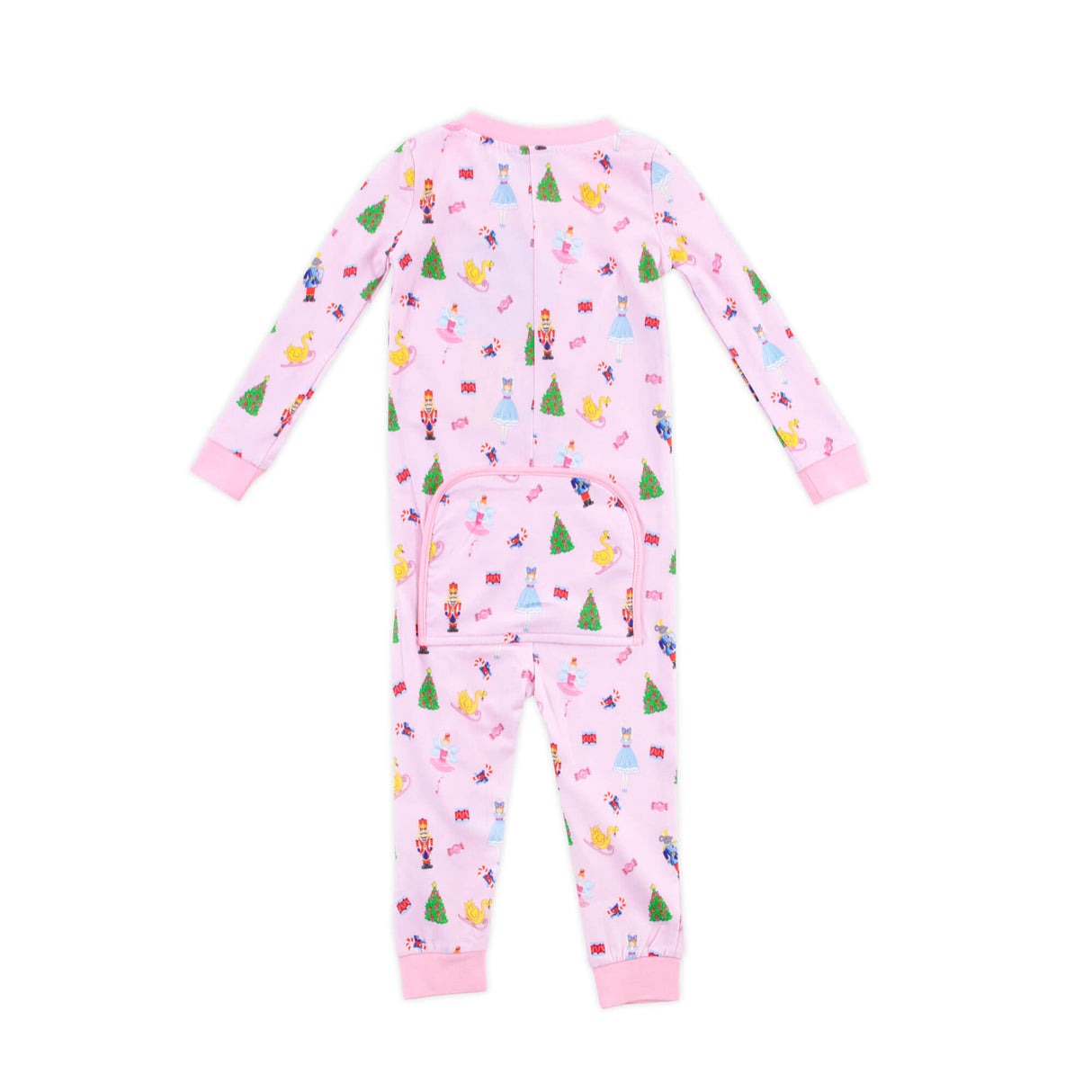 Nutcracker Pink Print Zip Sleeper