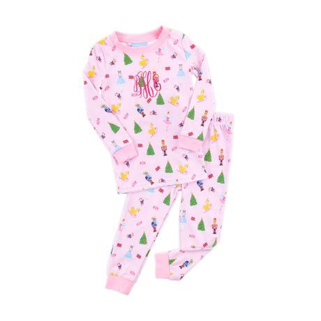 Nutcracker Pink Print Pajamas