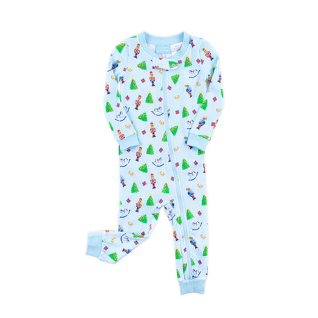Nutcracker Blue Print Zip Sleeper