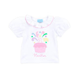First Birthday Cupcake Ruffle Top
