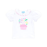 Second Birthday Cupcake Ruffle Top