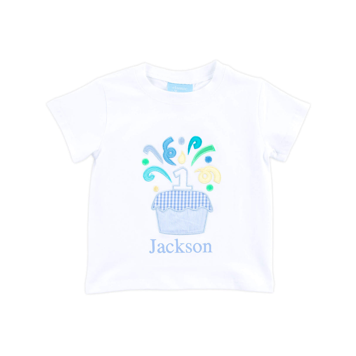 First Birthday Cupcake Short Sleeve Shirt