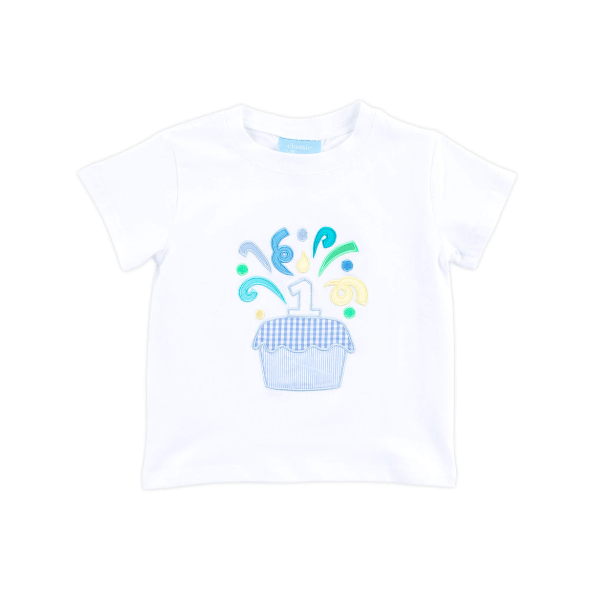 First Birthday Cupcake Short Sleeve Shirt