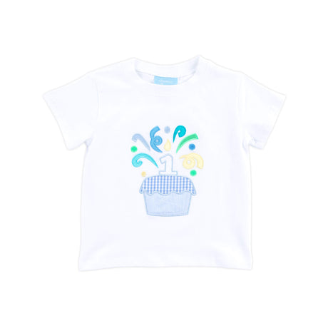 First Birthday Cupcake Short Sleeve Shirt