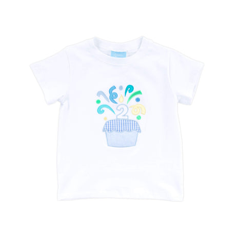 Second Birthday Cupcake Short Sleeve Shirt