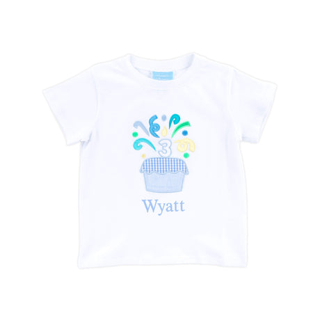 Third Birthday Cupcake Short Sleeve Shirt