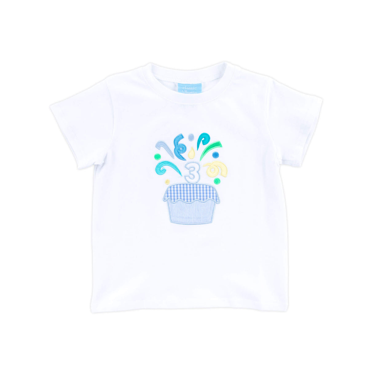 Third Birthday Cupcake Short Sleeve Shirt