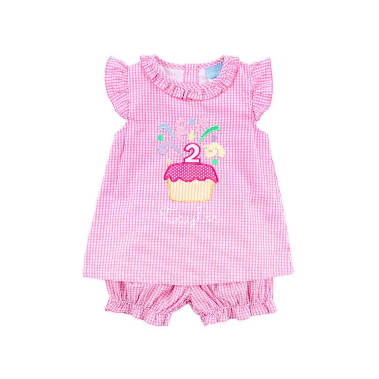 Second Birthday Cupcake Bloomer Set