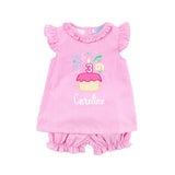 Third Birthday Cupcake Bloomer Set