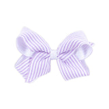 Stripe Seersucker Hair Bow