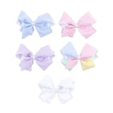Stripe Seersucker Hair Bow
