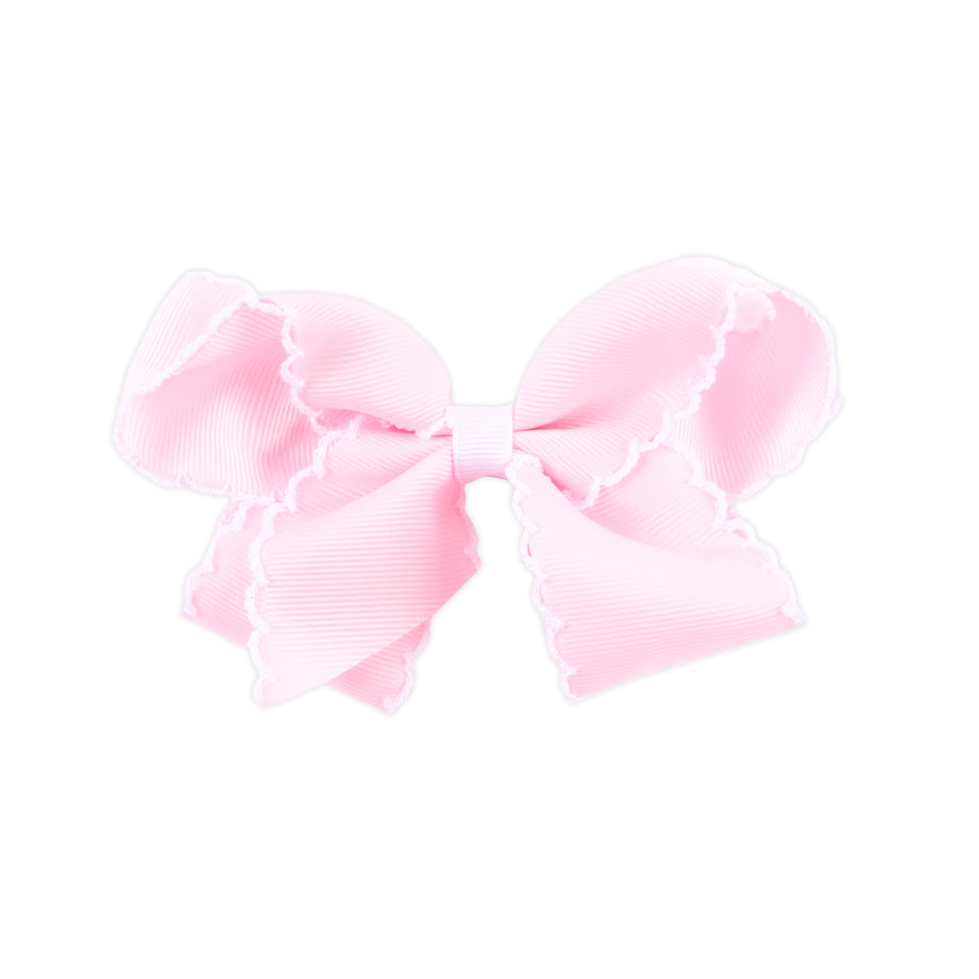 Solid Moonstitch Hair Bow Pink Hot Pink Red Blue Royal Purple