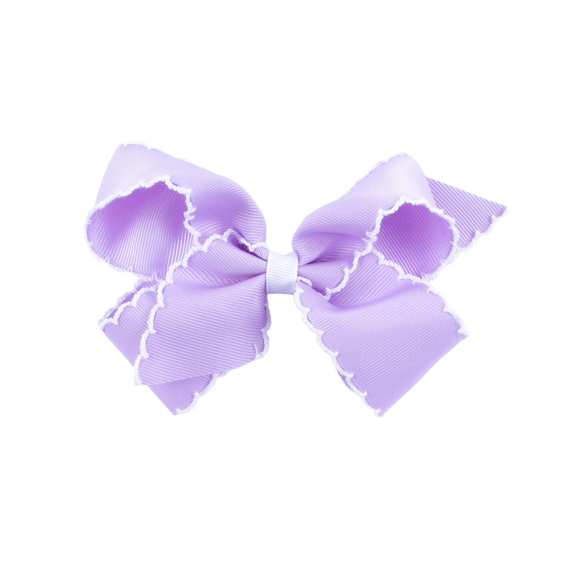Solid Moonstitch Hair Bow Pink Hot Pink Red Blue Royal Purple