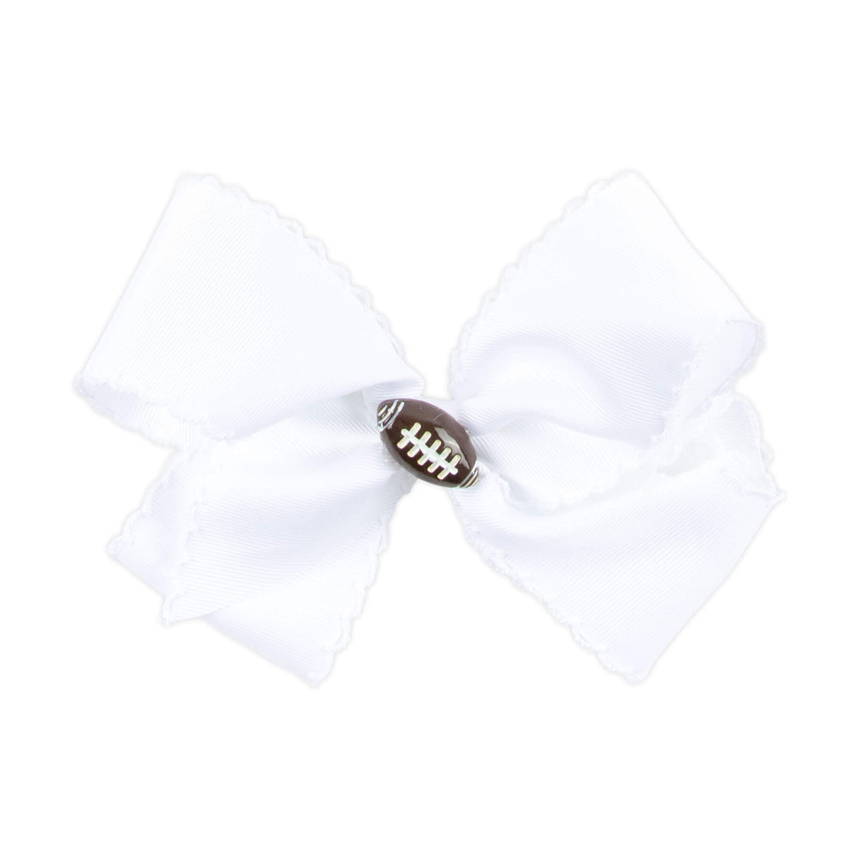 Football Charm Moonstitch Hair Bow