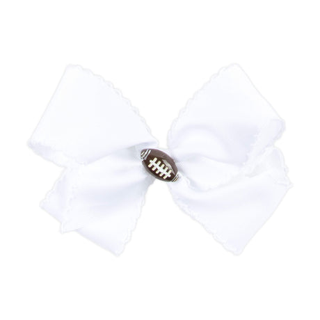 Football Charm Moonstitch Hair Bow