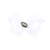 Football Charm Moonstitch Hair Bow