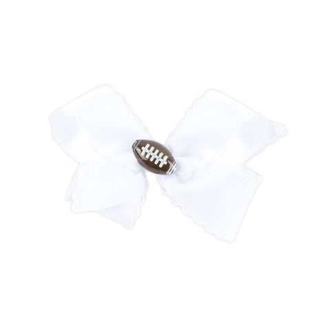 Football Charm Moonstitch Hair Bow