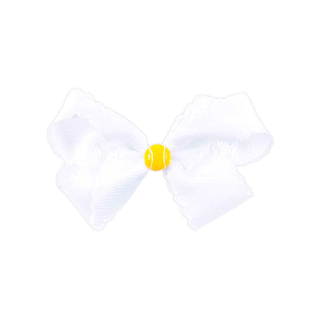 Tennis Charm Moonstitch Hair Bow