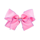 Crown Charm Moonstitch Hair Bow