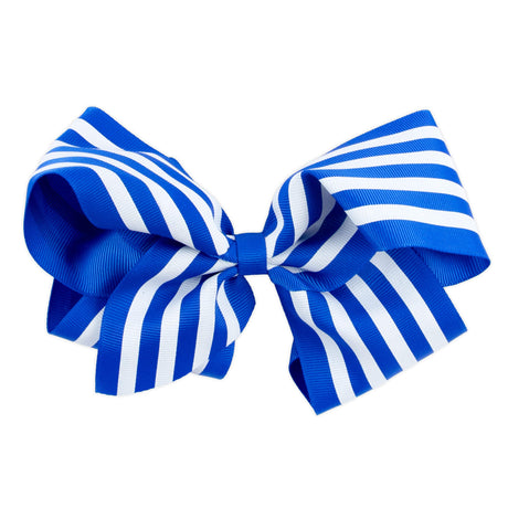 Stripe Grosgrain Hair Bow