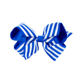 Stripe Grosgrain Hair Bow