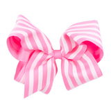 Stripe Grosgrain Hair Bow