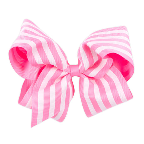 Stripe Grosgrain Hair Bow