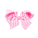 Stripe Grosgrain Hair Bow
