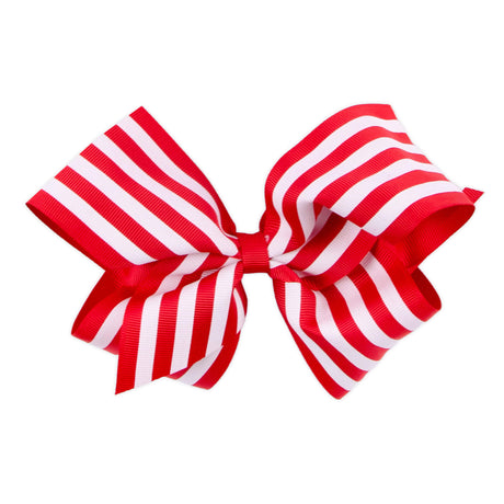 Stripe Grosgrain Hair Bow