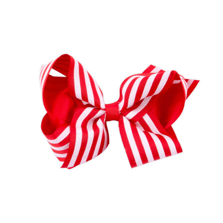 Stripe Grosgrain Hair Bow