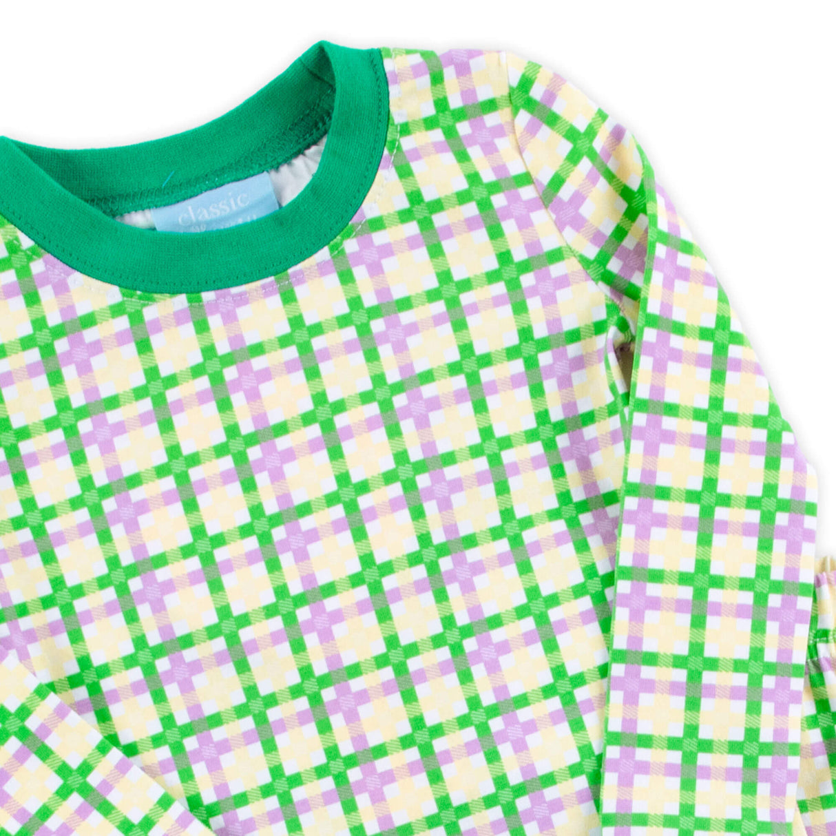 Mardi Gras Plaid Pajamas