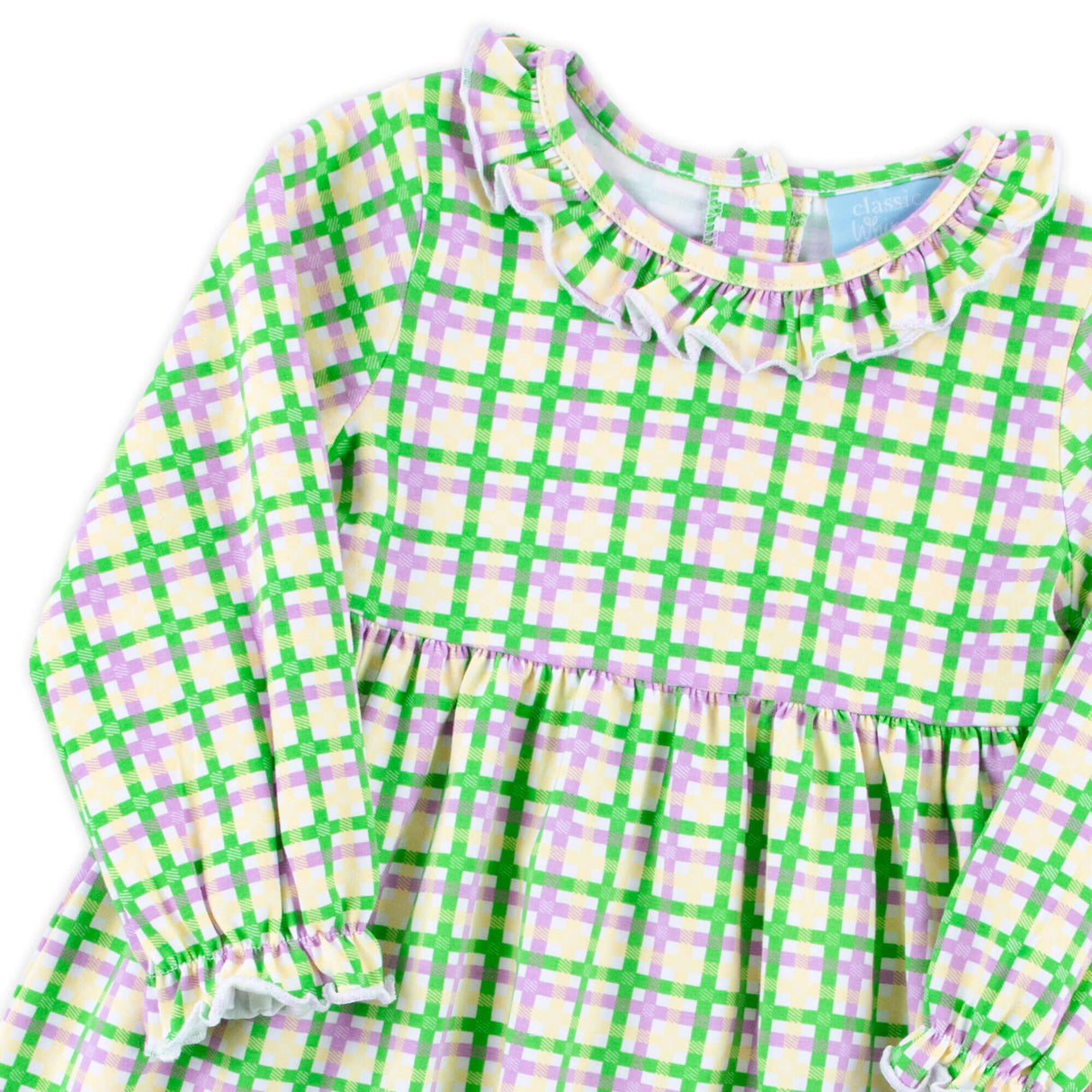 Mardi Gras Plaid Eden Dress